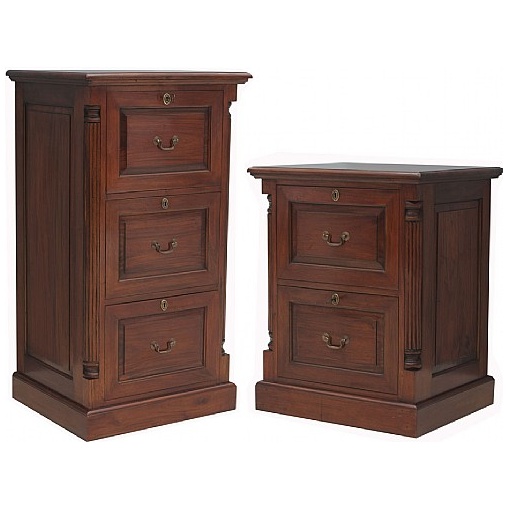 Argento Solid Mahogany Filing Cabinets Wooden Filing Cabinets