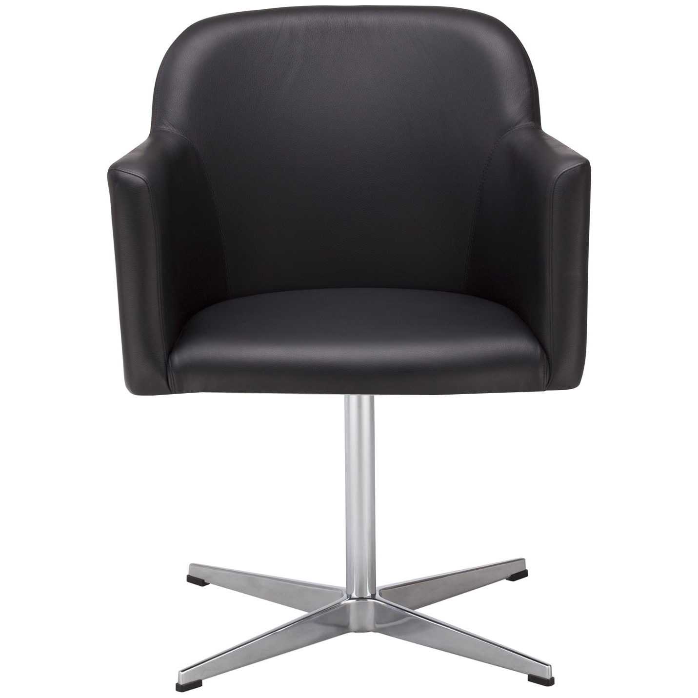 Athena Leather Faced Reception Chair | Free UK Delivery