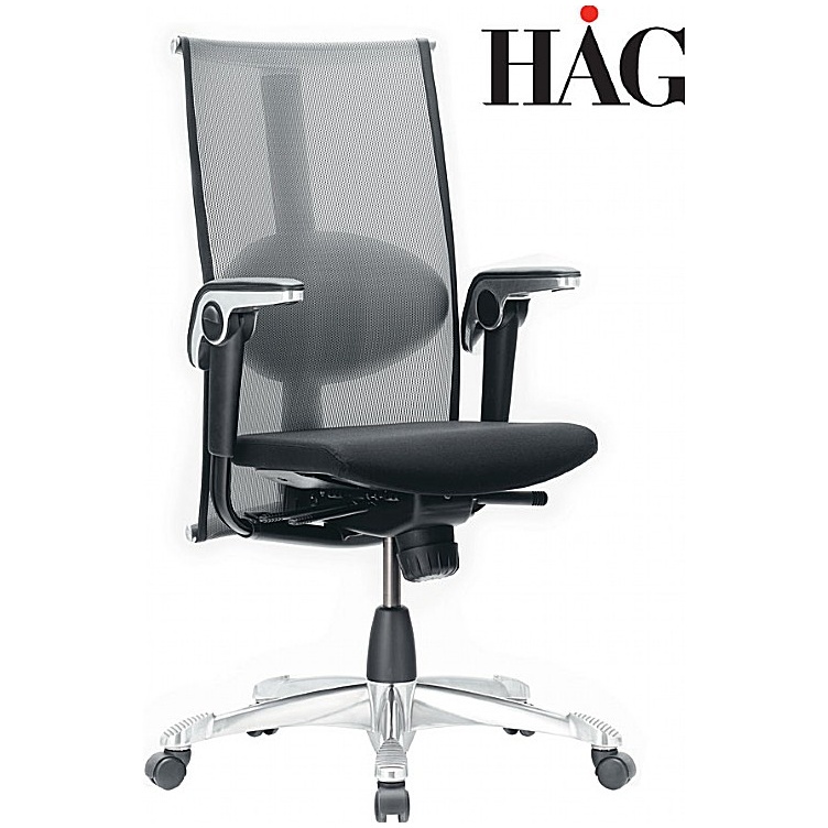 HAG H09 Inspiration Chair 9220 Black Executive Office Chairs