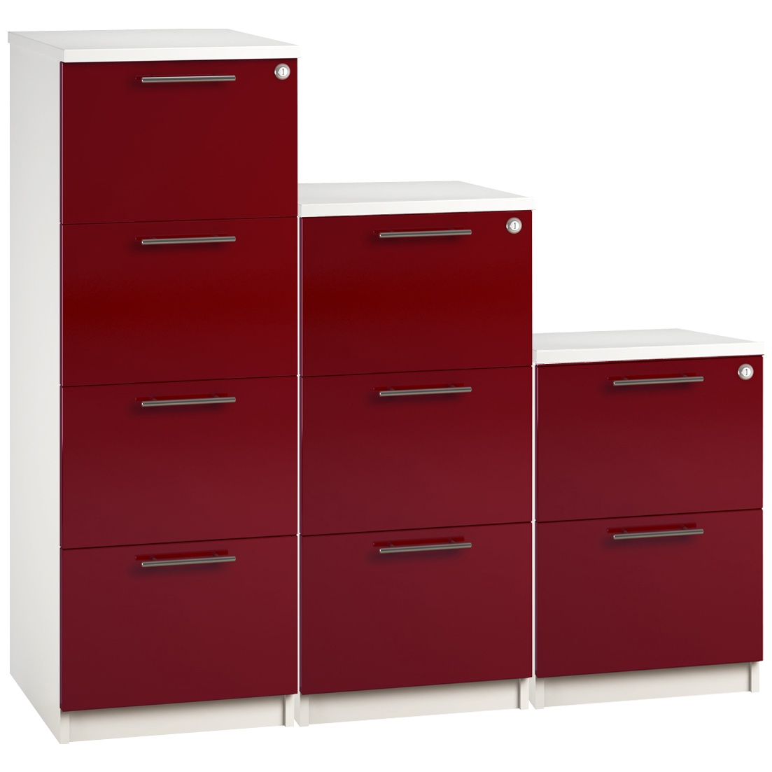 Reflections Burgundy Filing Cabinets Wooden Filing Cabinets