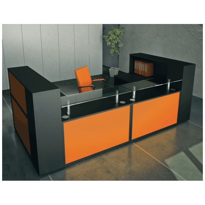 Presence Colour Two Tone Modular Reception Reception Desks