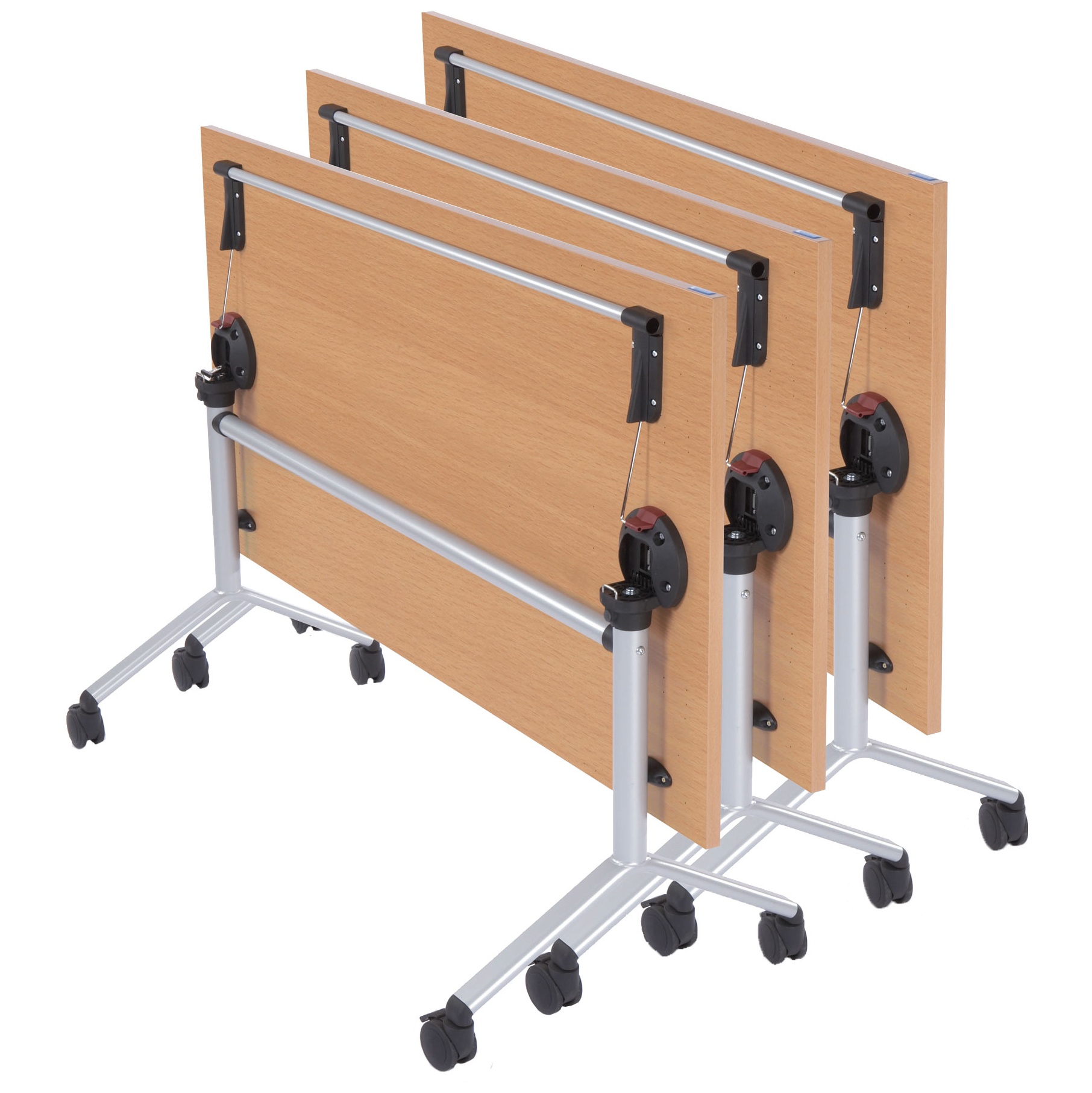 NEXT DAY Rectangular Flip Top Meeting Table Folding Tables