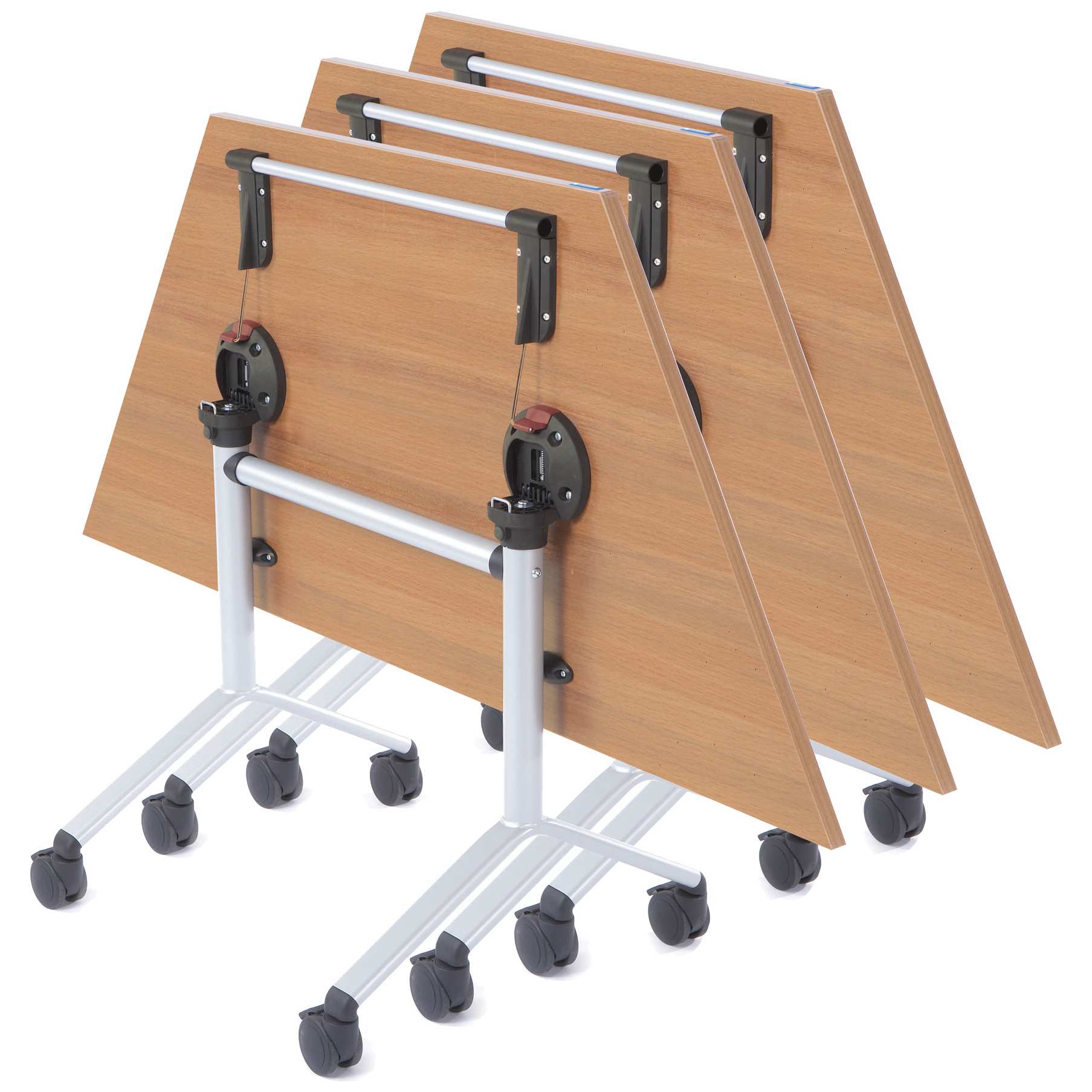 NEXT DAY Trapezoidal Flip Top Meeting Table Folding Tables