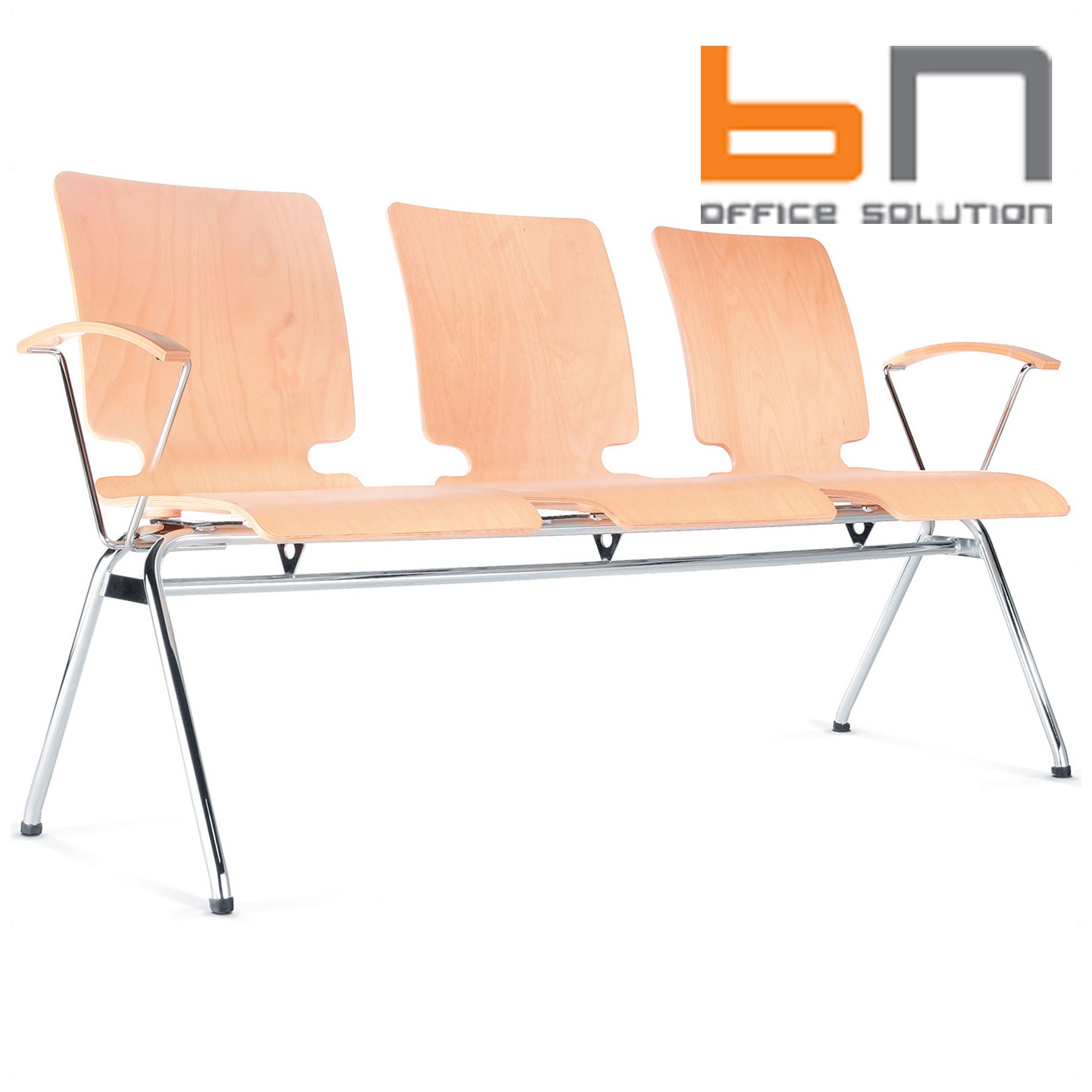 Bn Axo 3 Seater Wooden Beam Seating Reception Bench Seating