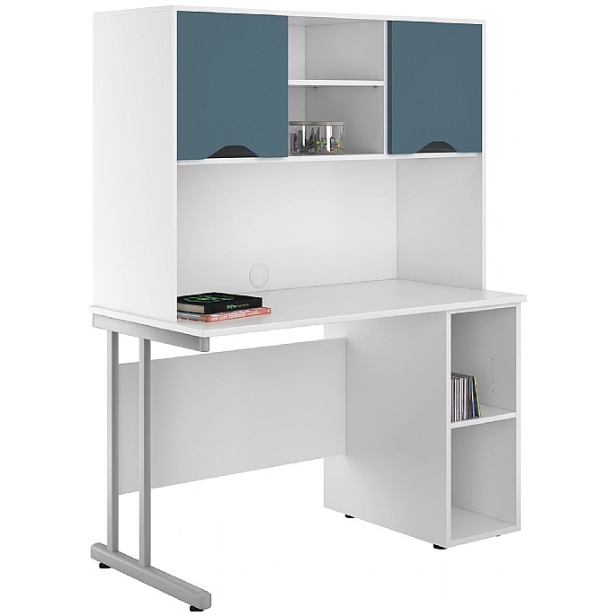 Next Day Create Kaleidoscope Open Pedestal Desk With Closed Create Kaleidoscope Open Pedestal Desk