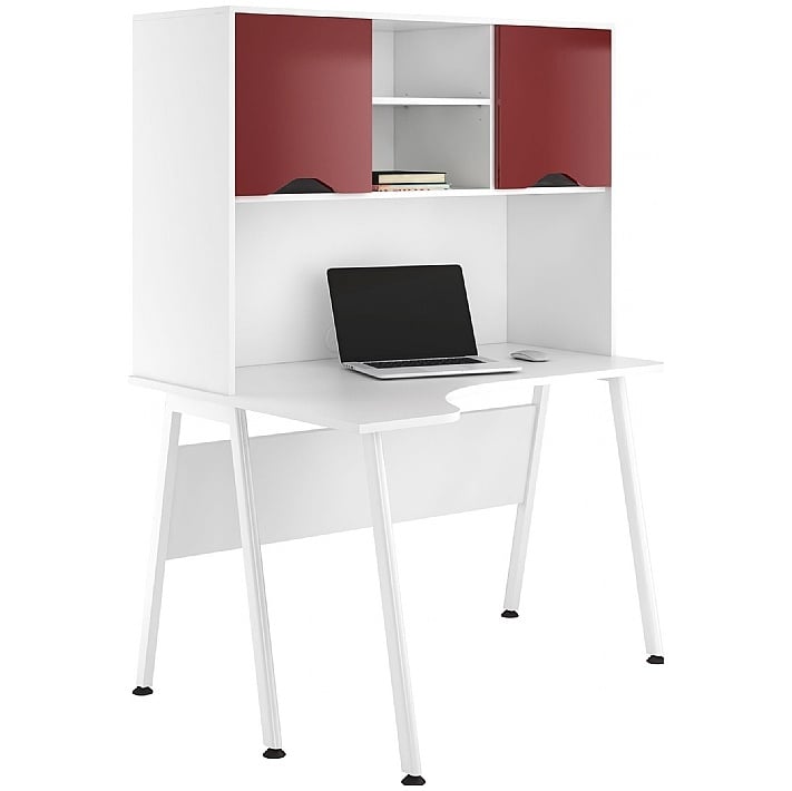 Next Day Aspire Reflections Corner Desk With Closed Storage Home