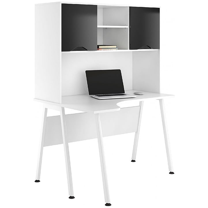 Next Day Aspire Reflections Corner Desk With Closed Storage Home