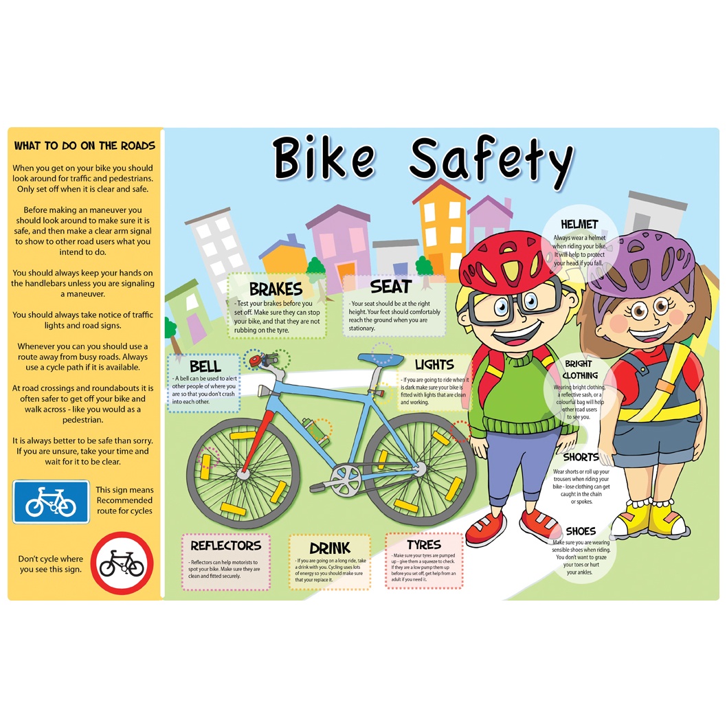Bike Safety Sign - 061665