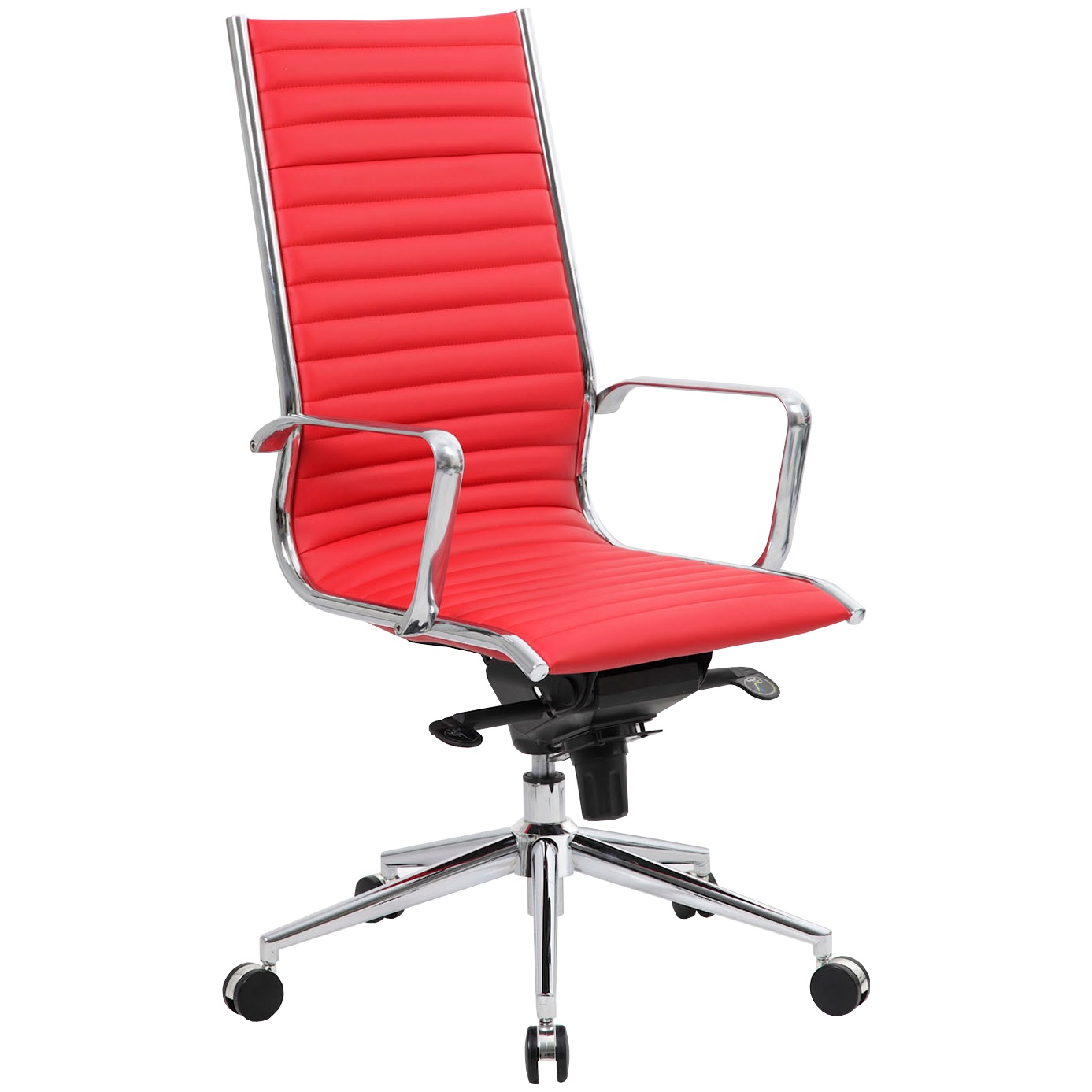 Abbey High Back Red Leather Office Chairs | Executive Office Chairs