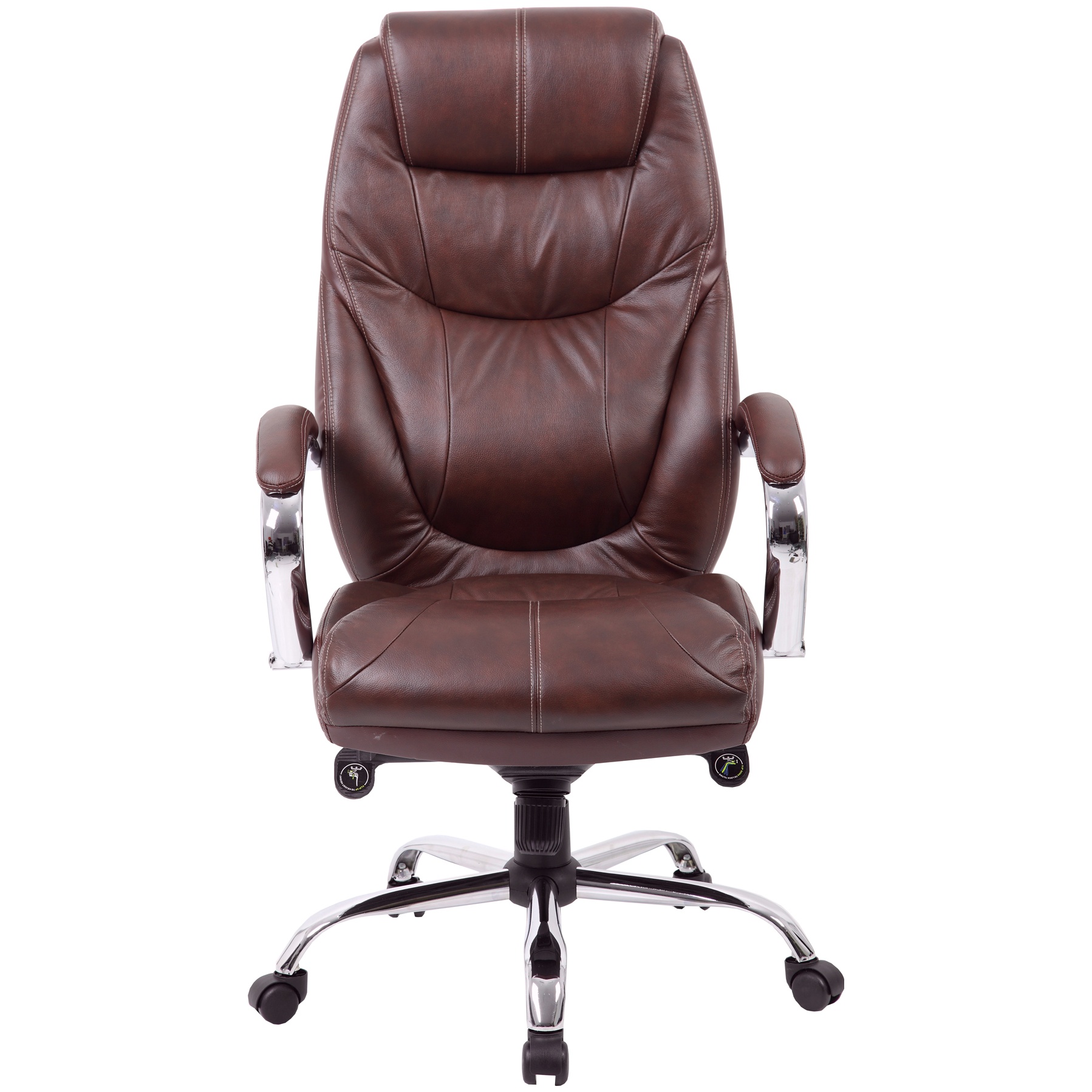 Genoa Top Leather Executive Office Chair Brown