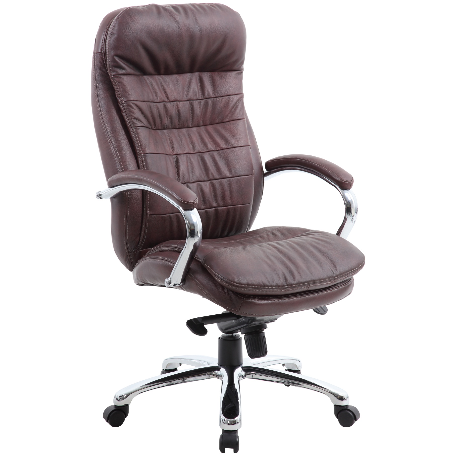 Siena Leather Executive Office Chair Brown