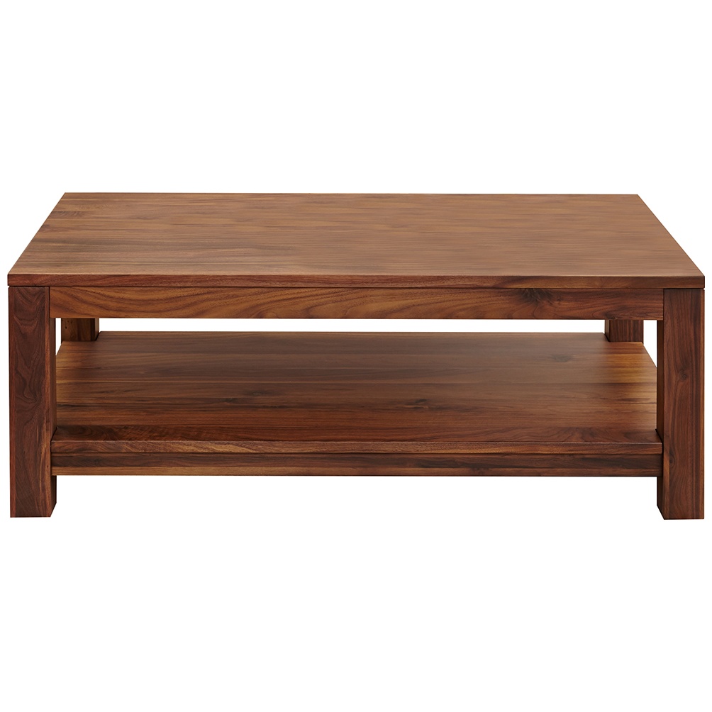 Fernhurst Solid Walnut Open Coffee Table Free Uk Delivery
