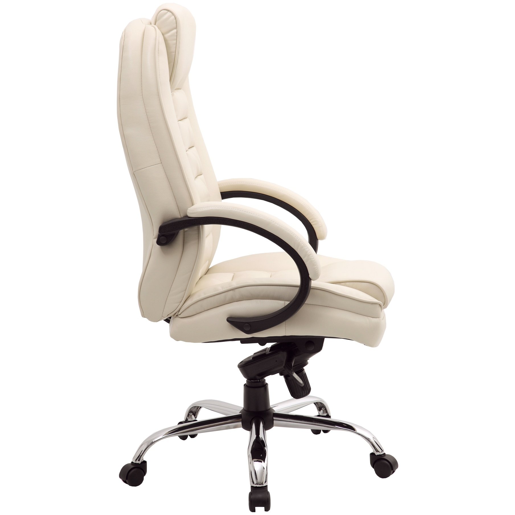 Lucca Cream Executive Leather Office Chairs Free UK Delivery