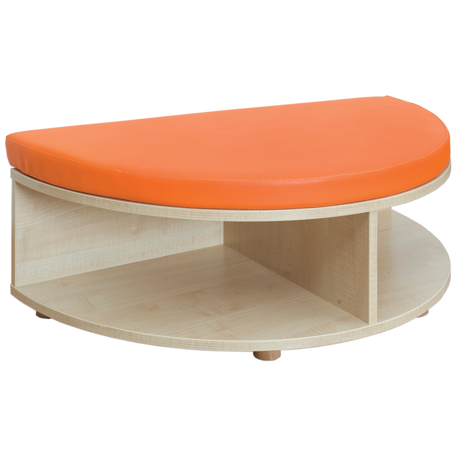 Reading Nook Rounded Edge Storage & Seat Unit Reading Corner Furniture