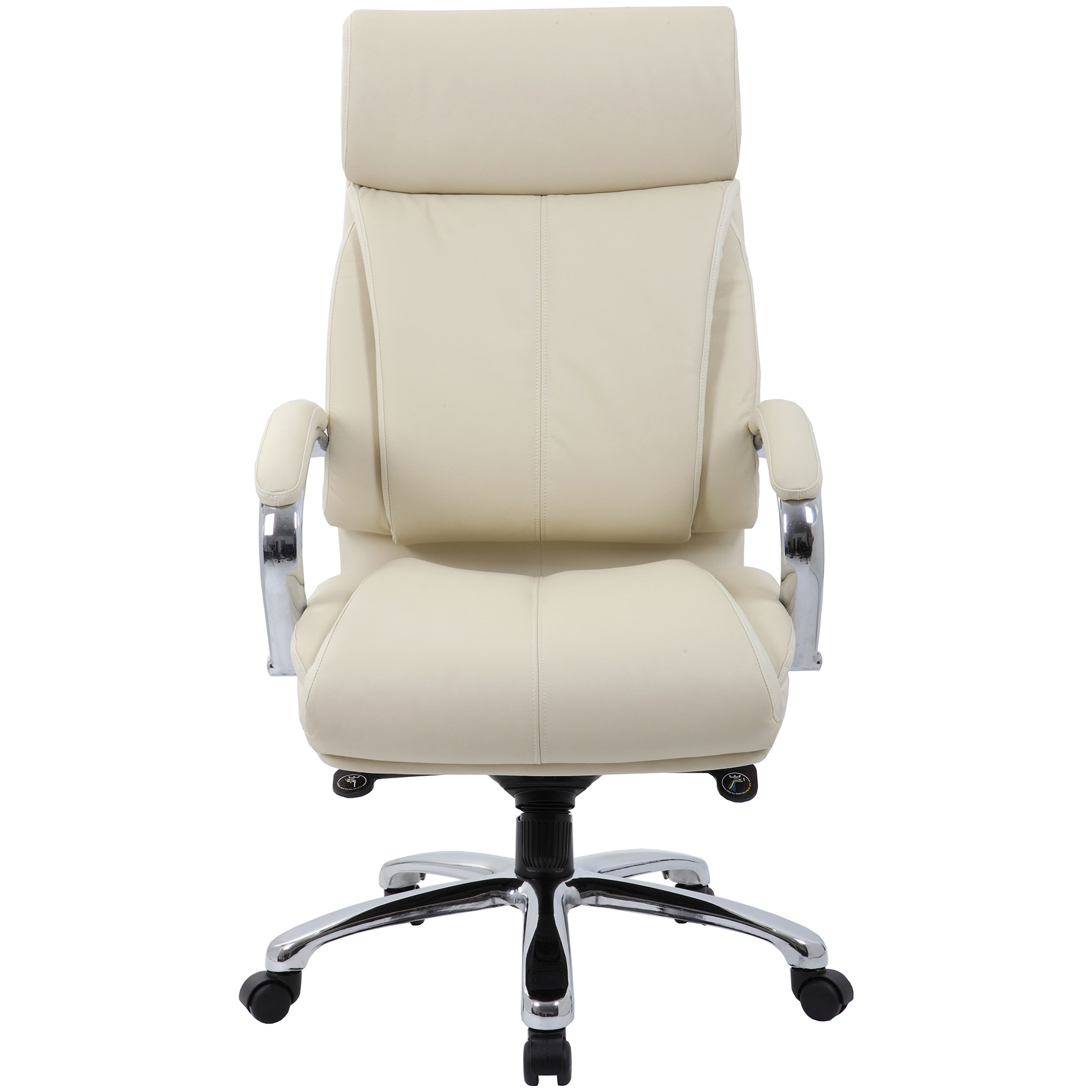 Savona Top Leather Executive Office Chair Cream | Executive Office Chairs