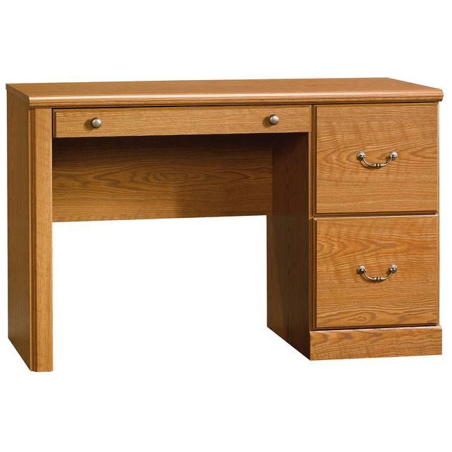 Traditional Oak Effect Computer Desk Computer Desks