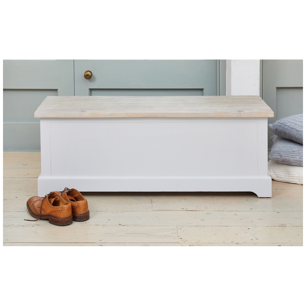 Autograph Solid Wood Hallway Storage Bench Free Uk Delivery