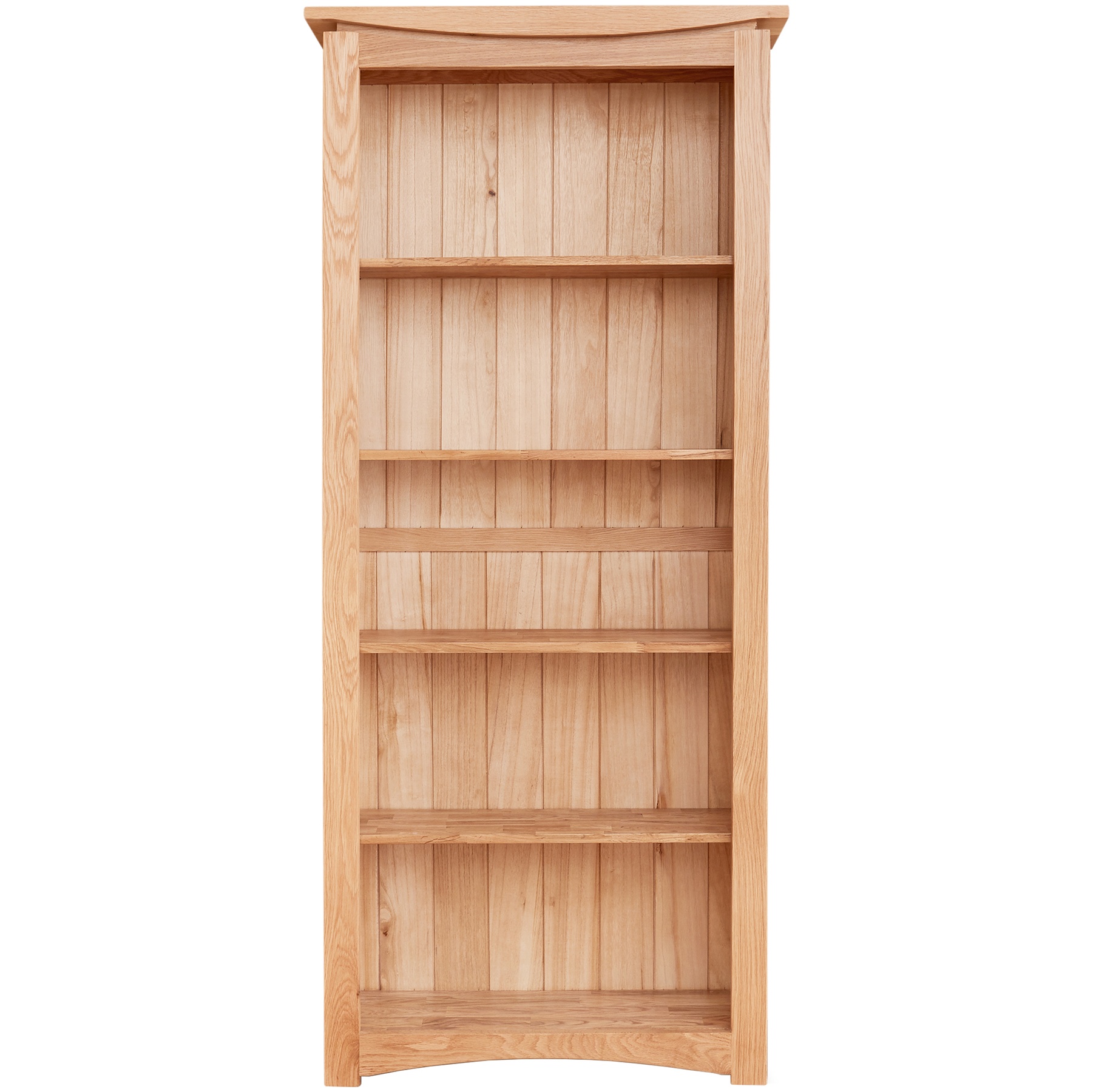 Addison Solid Oak Large Bookcase Wooden Office Bookcases