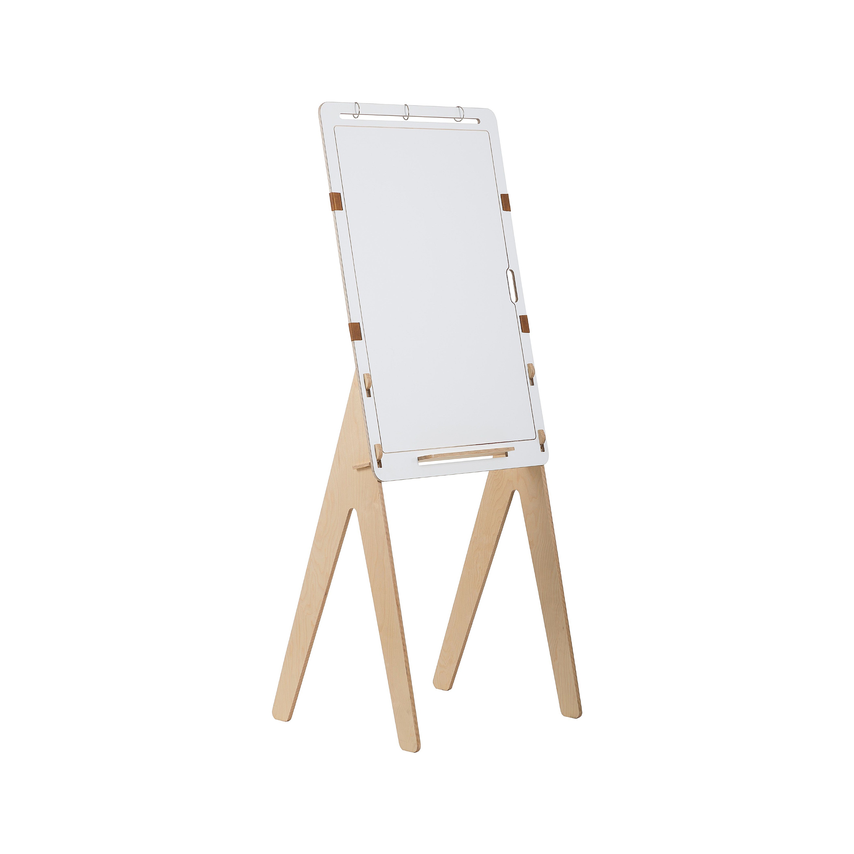 Folding Assemble Tripod Flip Chart Easel White Board Stand With Carry Bag  Black 