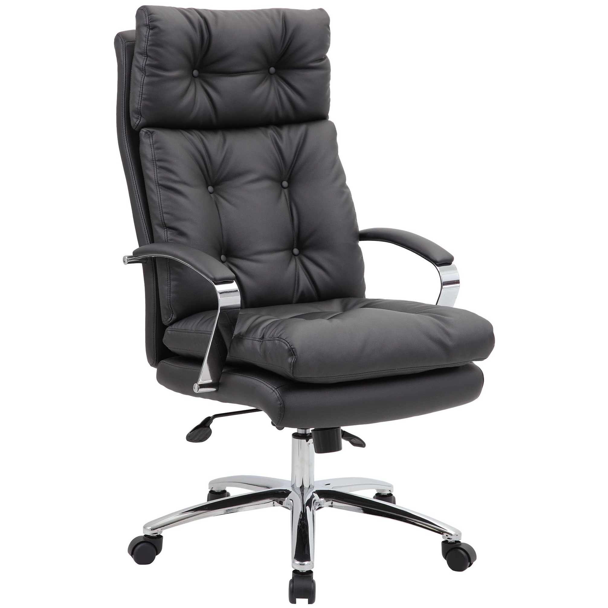 Venus Faux Leather Executive Office, Black Leather Executive Desk Chair