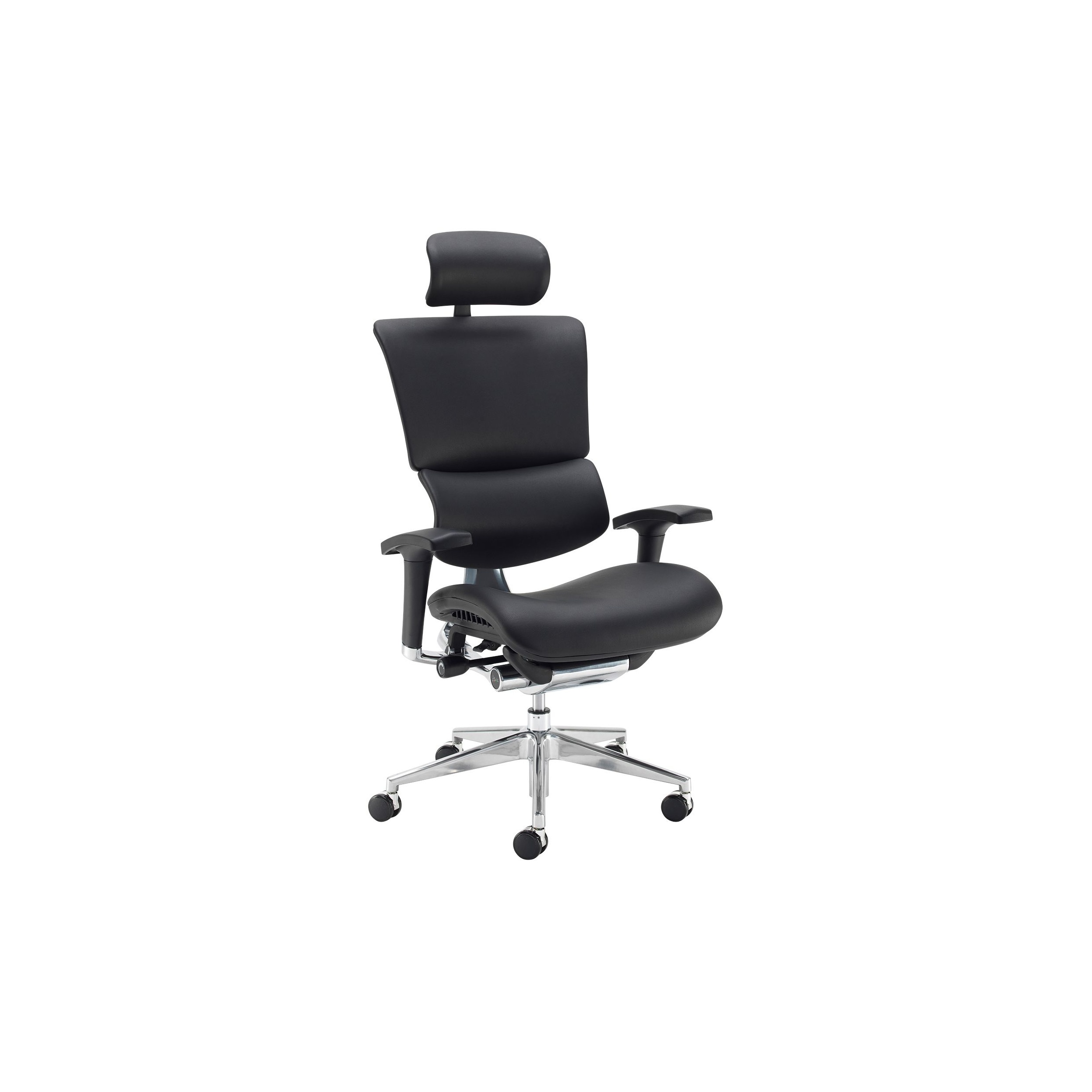 Motivate Bonded Leather 24 Hour Office Chair With Headrest ...