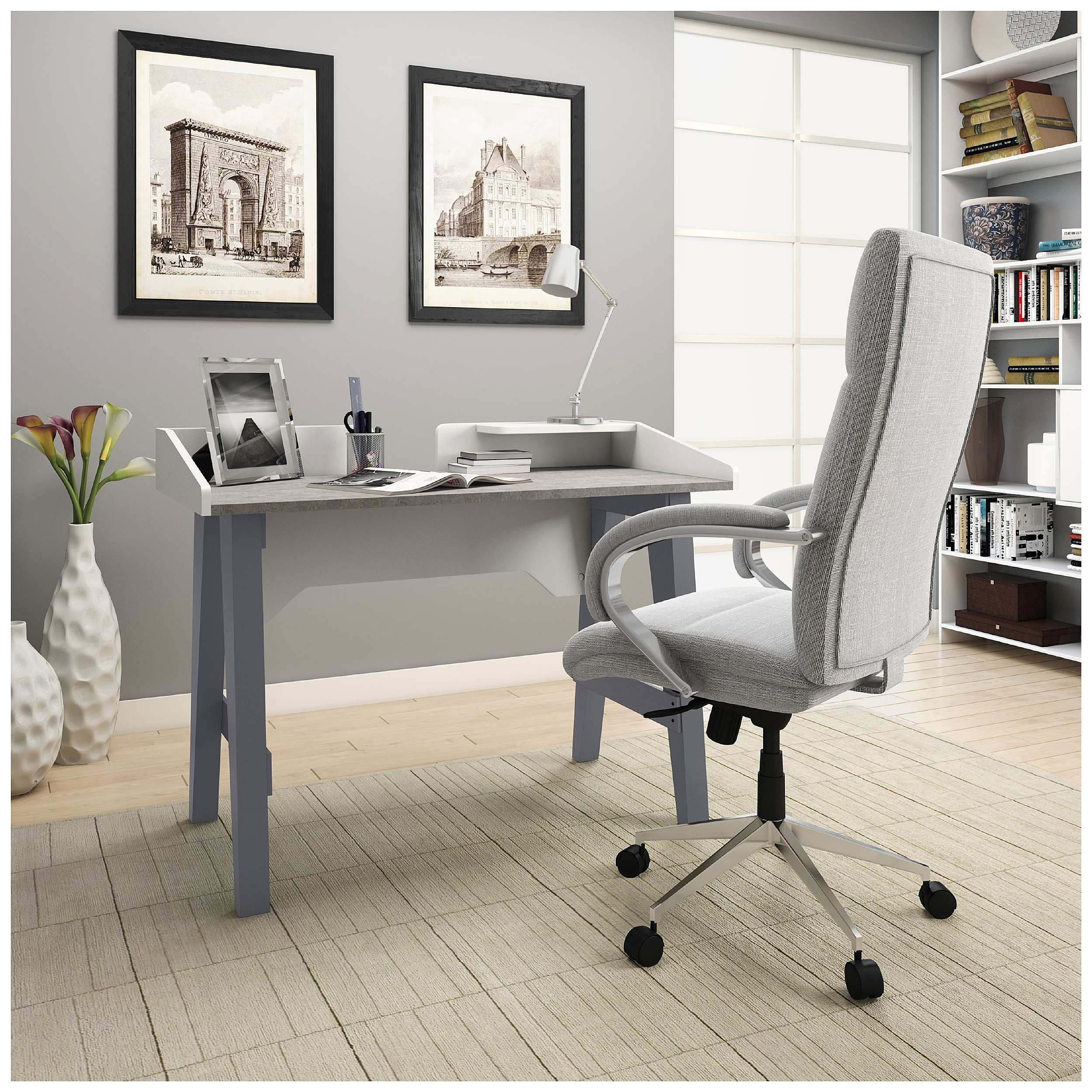 Blanca Home Office Desk Free Uk Delivery