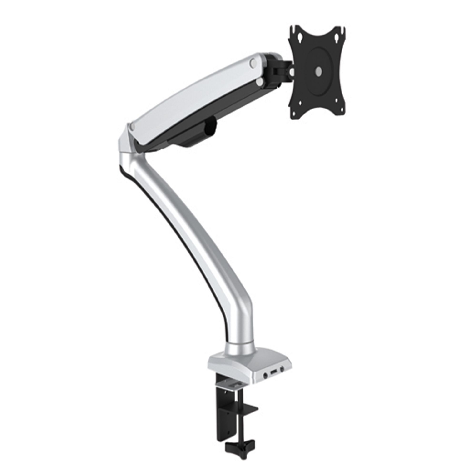 Contour Ergonomics Single Monitor Arm Black