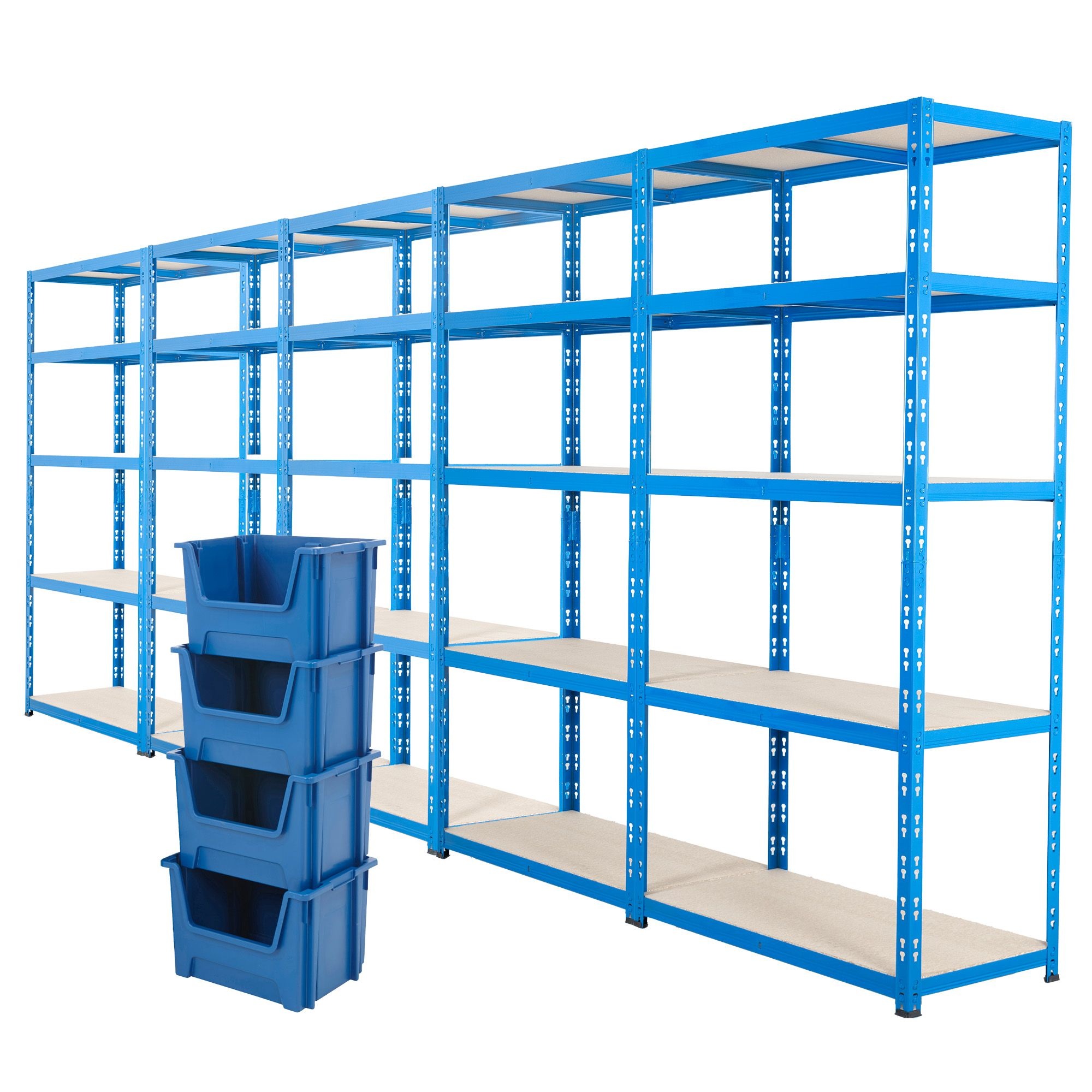 BiGDUG Essentials Industrial Shelving Kits | Multi-Bay | OFO
